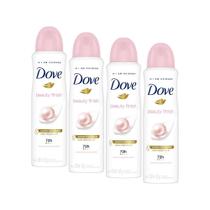 Kit 4 Desodorantes Antitranspirante Magnólia e Jasmim Dove Beauty Finish 150ml cada