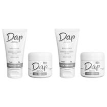 Kit 4 Desodorantes Creme Sem Perfume Antitransp. DAP 40/55g