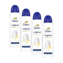 Kit 4 Desodorantes Dove Antitranspirante Aerossol Original 150ml