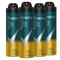 Kit 4 Desodorantes Rexona Men Aerossol Antitranspirante V8 150ml