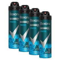 Kit 4 Desodorantes Rexona Men Antitranspirante Aerossol Xtra Cool 150ml