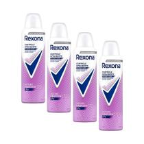 Kit 4 Desodorantes Rexona Motionsense Antitranspirante Aerossol Active Emotion 150ml