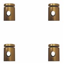 Kit-4 Desviador de Cabo Para Lustres e Pendentes e Luminária MD-6005/4 Ouro Velho