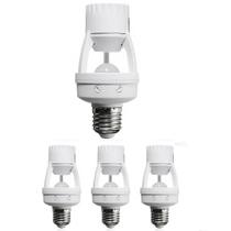Kit 4 Detector De Presença Para Lâmpada Soquete E27 Novidade