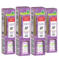 Kit 4 Difusor de Ambientes Premium Mogilândi Orquídea Purple 250ml