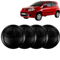 Kit 4 Difusor de Ar Centrais + Laterais Uno 10 a 19 Preto