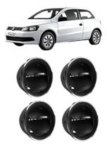 Kit 4 Difusor De Ar Gol G4 G5 G6 Voyage Saveiro Aro Cromado