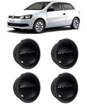 Kit 4 Difusor De Ar Gol G4 G5 G6 Voyage Saveiro Aro Preto