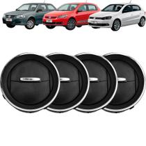 Kit 4 Difusor de Ar Gol Voyage Saveiro 13 a 16 Miolo Aro Cromado