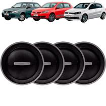 Kit 4 Difusor de Ar Gol Voyage Saveiro G6 13 a 16 Miolo Aro Prata