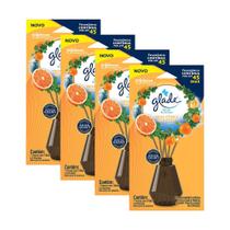 Kit 4 Difusor de Aromas Glade Brisa Cítrica de Verão 100ml cada Kit 4 Difusor de Aromas Glade Brisa Cítrica de Verão 100ml cada