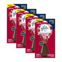 Kit 4 Difusor de Aromas Glade Frutas e Flores Vibrantes 100ml cada Kit 4 Difusor de Aromas Glade Frutas e Flores Vibrantes 100ml cada