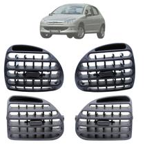Kit 4 Difusor Saida Ar Peugeot 206 2001 02 03 04 05 Até 2010 Kit 4 Difusor Saida Ar Peugeot 206 2001 02 03 04 05 Até 2010