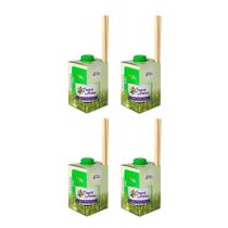 Kit 4 Difusores Ambiente Aromatizador Tropical Aromas 250ML