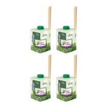 Kit 4 Difusores Ambiente Aromatizador Tropical Aromas 250ML Kit 4 Difusores Ambiente Aromatizador Tropical Aromas 250ML