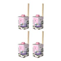 Kit 4 Difusores Ambiente Aromatizador Tropical Aromas 250ML Kit 4 Difusores Ambiente Aromatizador Tropical Aromas 250ML