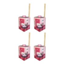 Kit 4 Difusores Ambiente Aromatizador Tropical Aromas 250ML Kit 4 Difusores Ambiente Aromatizador Tropical Aromas 250ML