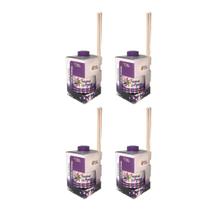 Kit 4 Difusores Ambiente Aromatizador Tropical Aromas 250ML Kit 4 Difusores Ambiente Aromatizador Tropical Aromas 250ML