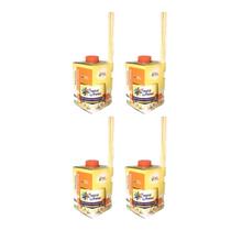 Kit 4 Difusores Ambiente Aromatizador Tropical Aromas 250ML Kit 4 Difusores Ambiente Aromatizador Tropical Aromas 250ML