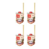 Kit 4 Difusores Ambiente Aromatizador Tropical Aromas 250ML Kit 4 Difusores Ambiente Aromatizador Tropical Aromas 250ML