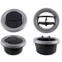 kit 4 Difusores Ar Central Lateral Prata Ford Ka 2008 2013