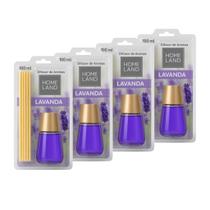 Kit 4 Difusores de Aromas Perfumes de Ambientes 100ml - Home Land