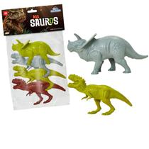 Kit 4 Dinossauros 17cm Brinquedo Barato Menino Menina