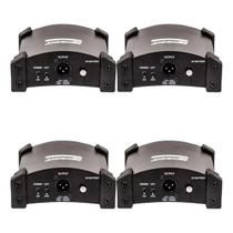 Kit 4 Direct Box Ativo Ldi100 Lexsen 48V Ou Bateria 9V