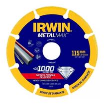 Kit 4 Disco De Corte Diamantado 115mm 4.3/8 Metal Max 1998845 Irwin