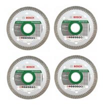 Kit 4 Disco Diamantado 4.3/8 Turbo Pro P/ Porcelanato Bosch Kit 4 Disco Diamantado 4.3/8 Turbo Pro P/ Porcelanato Bosch