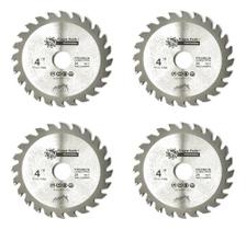 Kit 4 Disco Serra Circular 24 Dentes Madeira Gesso 4 110mm Kit 4 Disco Serra Circular 24 Dentes Madeira Gesso 4 110mm
