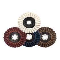 Kit 4 Discos Flap P/ Desbaste E Polimento em Alumínio, Inox, Aço