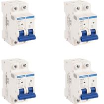 Kit 4 Disjuntor 10A Bipolar Tramontina TDJ3 Curva C 3kA Kit 4 Disjuntor 10A Bipolar Tramontina TDJ3 Curva C 3kA