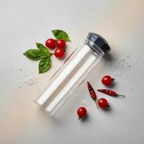 Kit 4 Dispenser De Alimentos Squeeze Acrílico 510ml Preto