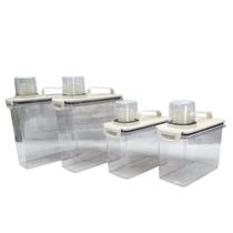 KIT 4 Dispenser Multiúso com Bico Direcionador e Travas 1.9L e 3L KIT 4 Dispenser Multiúso com Bico Direcionador e Travas 1.9L e 3L