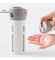 Kit 4 Dispenser Portátil De Viagem Para Shampoo Creme