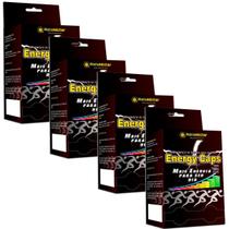Kit 4 Display Energy Caps 96 Blister Com 16 Cápsulas Suplemento Energético Natural Natunéctar Energia