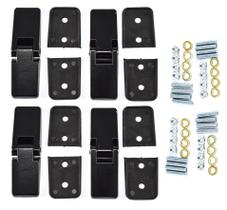 Kit 4 Dobradiças Externas Tampa Capô Motor Compatível com Buggy Preta Kit 4 Dobradiças Externas Tampa Capô Motor Compatível com Buggy Preta