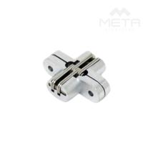 Kit 4 Dobradiças Invisível 45 x 12 Pequena Zamac 180 Hardt