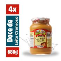 Kit 4 Doces de Leite Cremoso Mineiro Ivone 680g Kit 4 Doces de Leite Cremoso Mineiro Ivone 680g