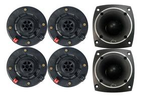 Kit 4 driver 2 tweeter compet 150w 8 ohms som Kit 4 driver 2 tweeter compet 150w 8 ohms som