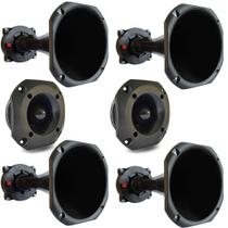 Kit 4 Driver Corneta Longa 2 Super Tweeter Tuiter 100W Hiken Kit 4 Driver Corneta Longa 2 Super Tweeter Tuiter 100W Hiken