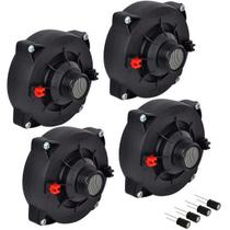 Kit 4 Driver De Corneta Hiken Dv400 100w Rms Cada +capacitor