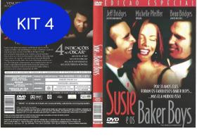 Kit 4 Dvd Susie E Os Baker Boys (1989) Michelle Pfeiffer - Lw Editora E Distribuidora