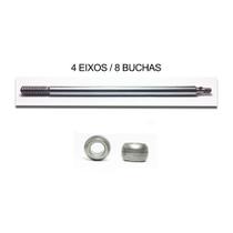 Kit 4 Eixos Arno Turbo Silencio Force 30Cm + 8 Buchas