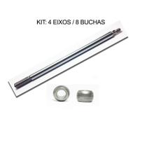 Kit 4 Eixos Ventilador Arno VF 40Cm + 8 Buchas