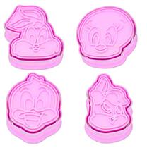 Kit 4 Ejetor Brigadeiro Looney Tunes Baby