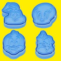 Kit 4 Ejetor Brigadeiro Looney Tunes Baby