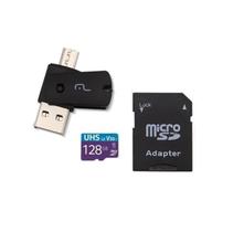 Kit 4 Em 1: Cartão De Memória Micro Sd 128Gb + Adaptador