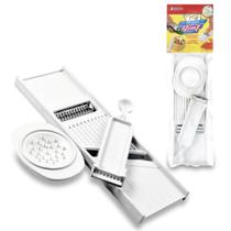 Kit 4 em 1 Descascador de Legumes Verduras e Boleador de Frutas Decorador